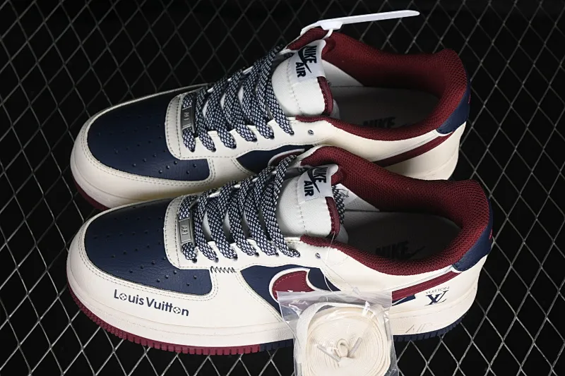 All categories Nk Air Force 1 Air Force series Nk Air Force 1 Low Air Force low-top Nike Air Force 1'07 Low joint blue and red stitching Air Force 1 low-top casual sneakers JP8028-069